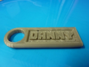 3D printing keyring